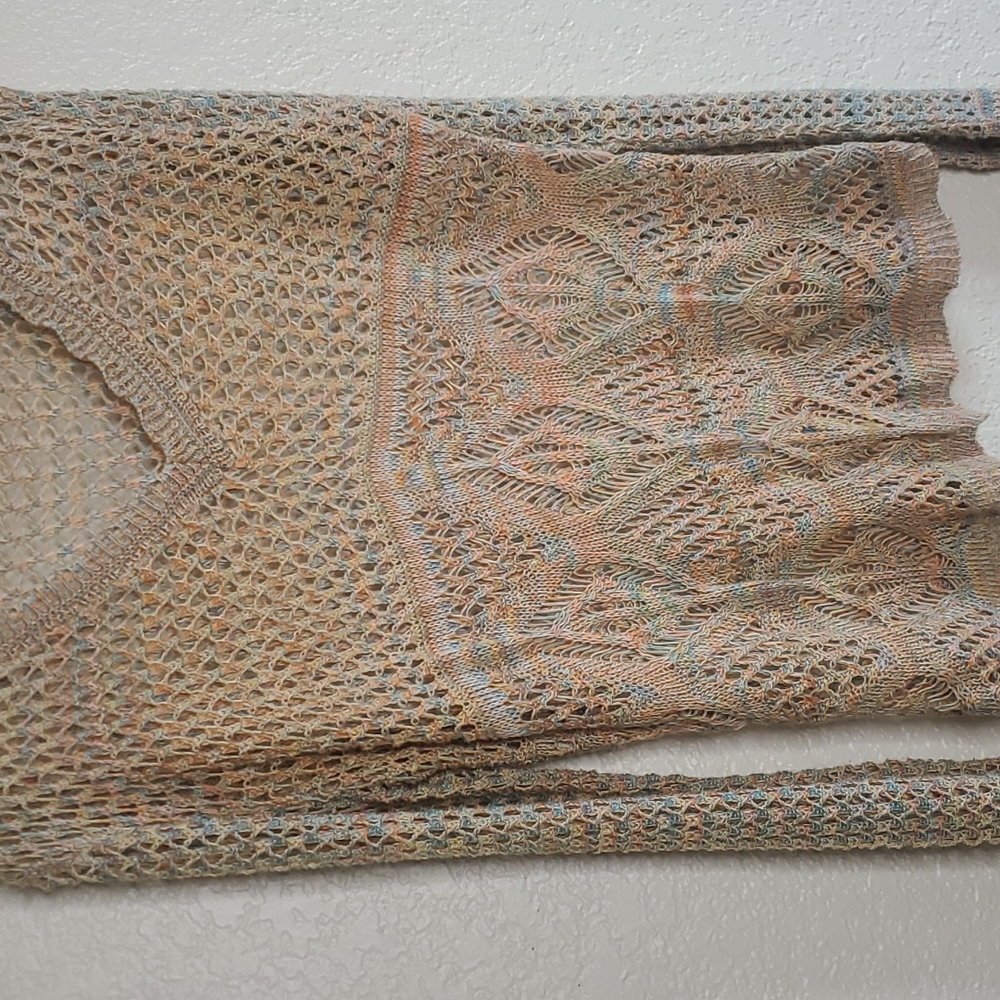 VINTAGE Y2K RUE 21 KNIT LACE LONG SLEEVE SIZE M